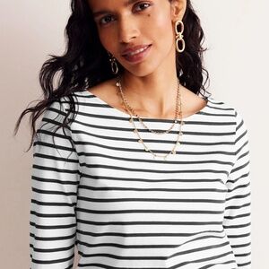 Classic BODEN Breton Long Sleeve Top